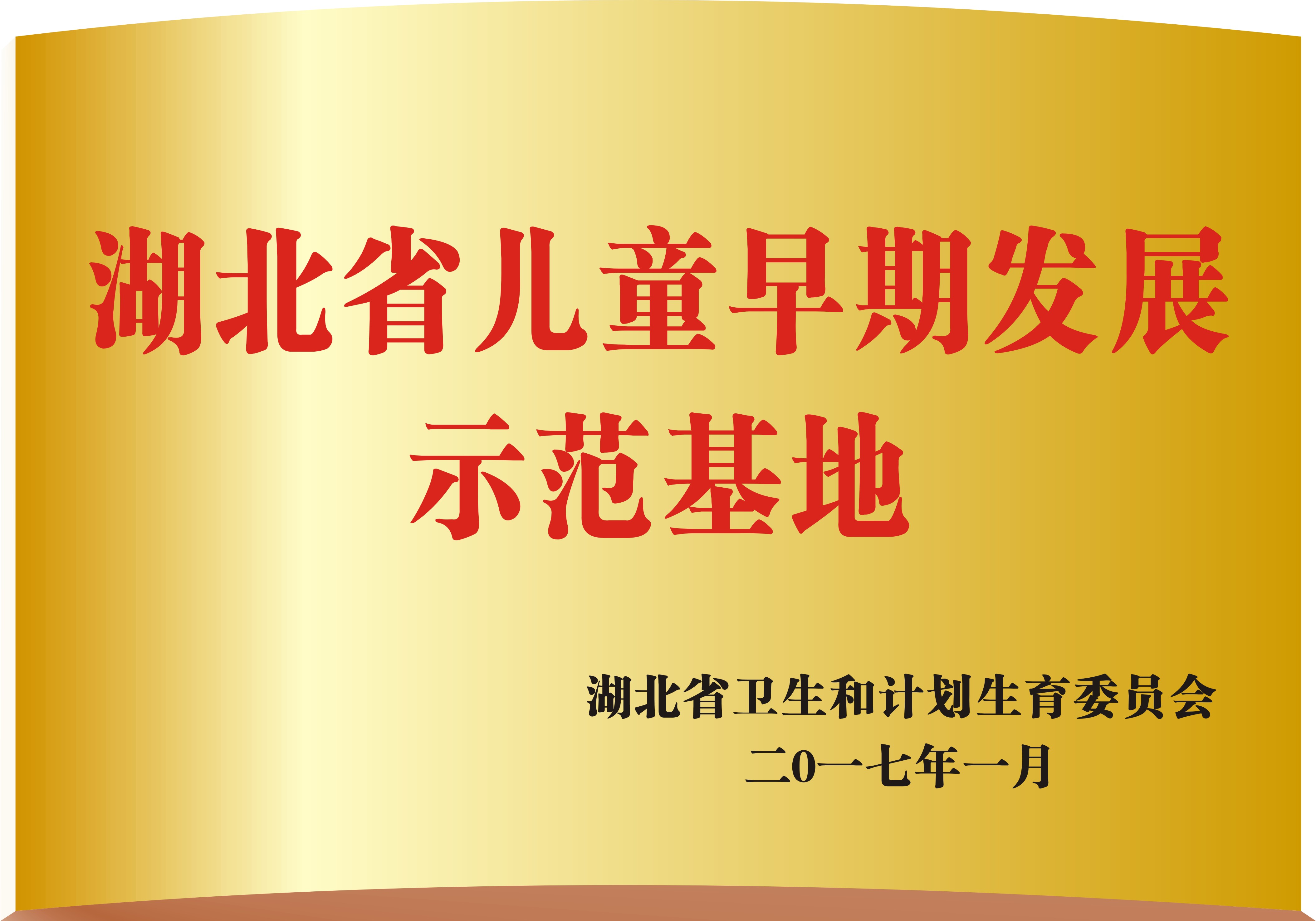 湖北省儿童早期发展示范基地
