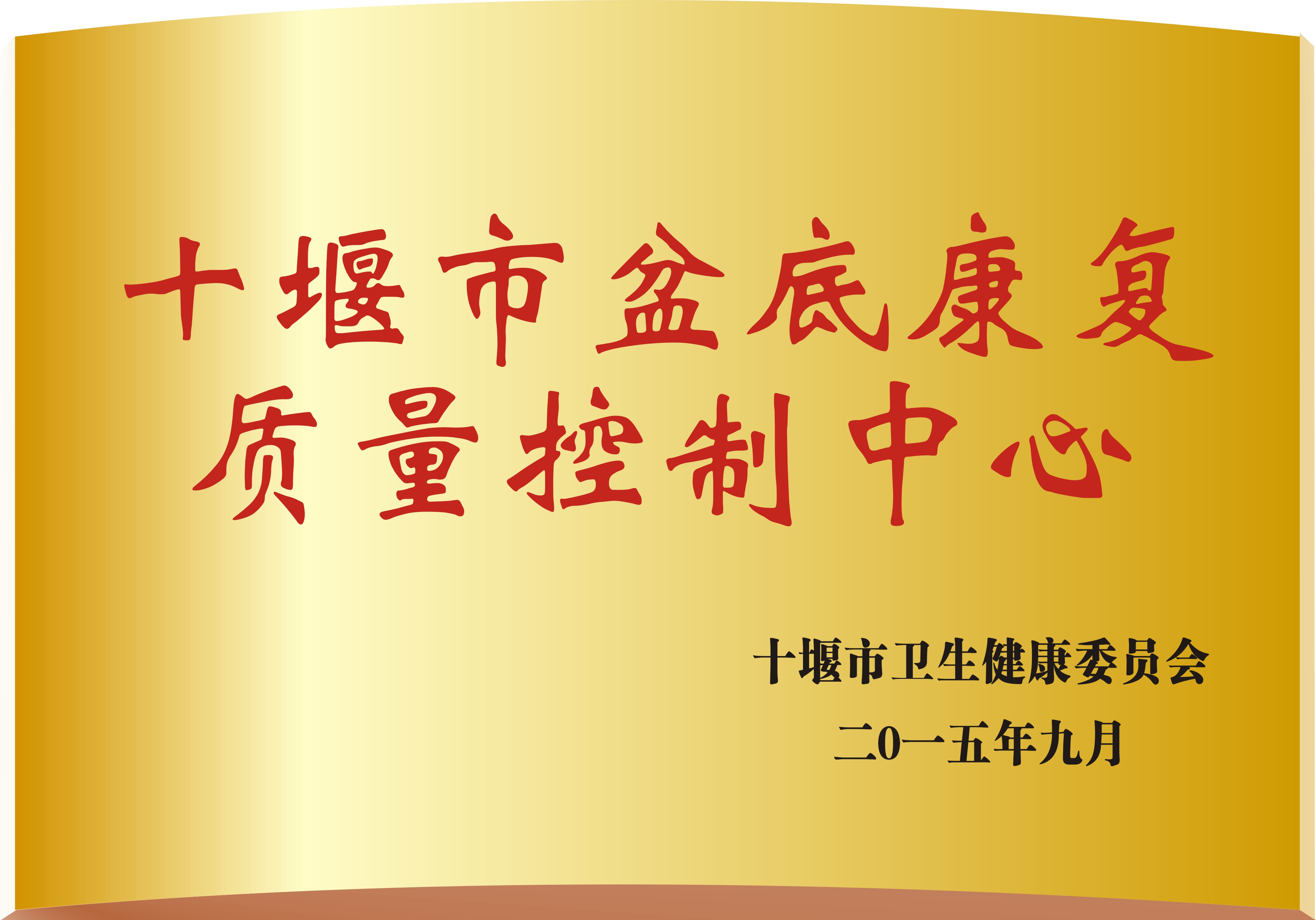 十堰市盆底康复质量控制中心